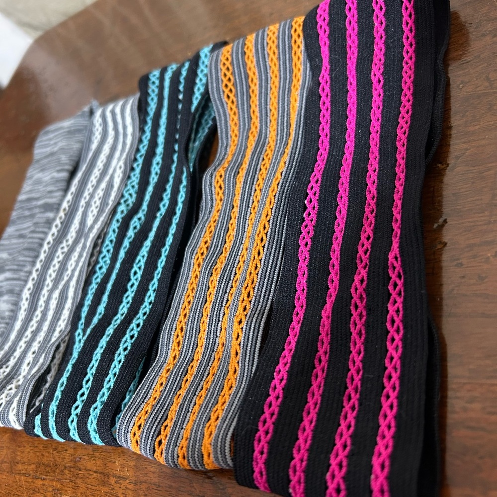 Athletic Head Hair Bands Lot of 5